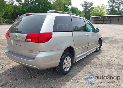 2004 Toyota Sienna Le из США, поврежденный, VIN 5TDZA23C84S099188